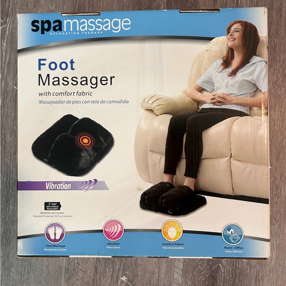 Spa Massage Foot Massager with Comfort Fabric - Picture 1 of 4